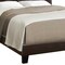 Homeroots 45.75 in. Dark Brown Solid WoodMDF & Foam Queen Size Bed with a Leather Look 333291 - alternate 4